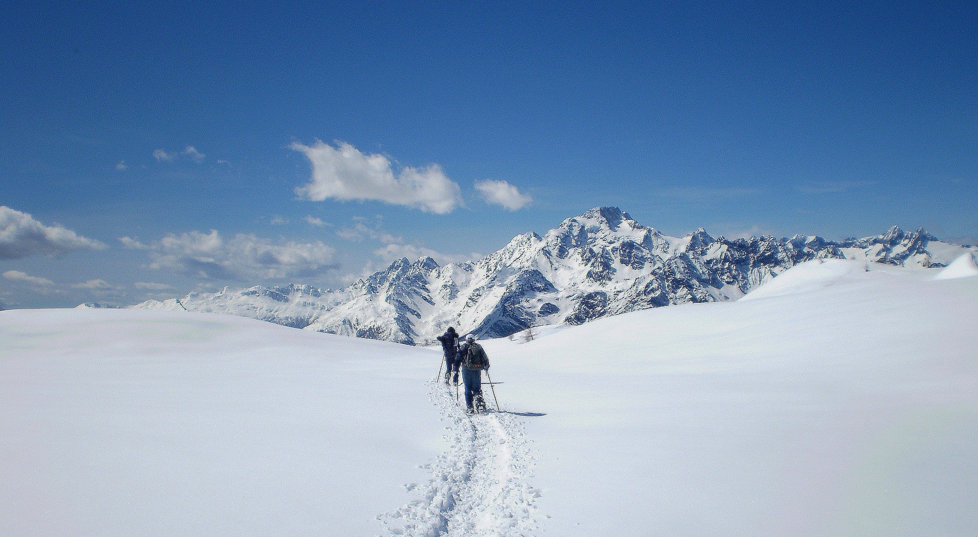 scarpe per camminare sulla neve