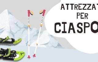 attrezzatura per ciaspole