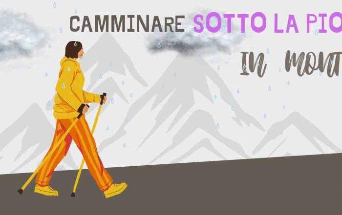 camminare sotto la pioggia