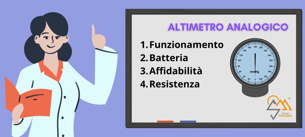 come leggere un altimetro analogico